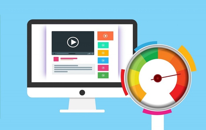 Page Speed Checker Examining A Video Loading Time In A Professional Dental Clinic Website - Represnting The Imporance Of Page Speed And Load Time For A Website.